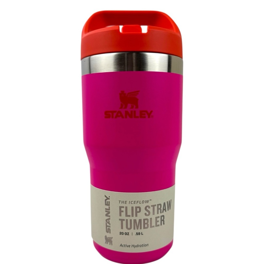 Stanley Go Flip 20 oz Insulated Straw Tumbler Bottle Vivid Violet NWT